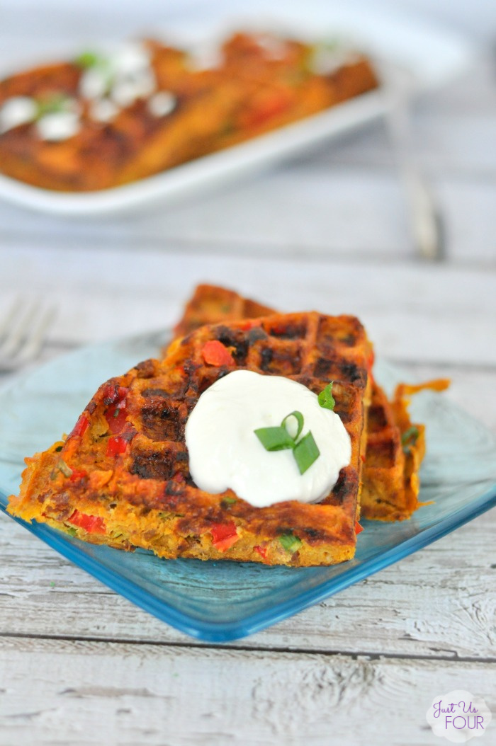 Paleo Southwestern Waffles from Just Us Four