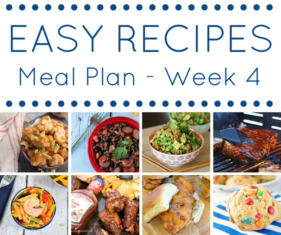 Easy Recipes Meal Plan