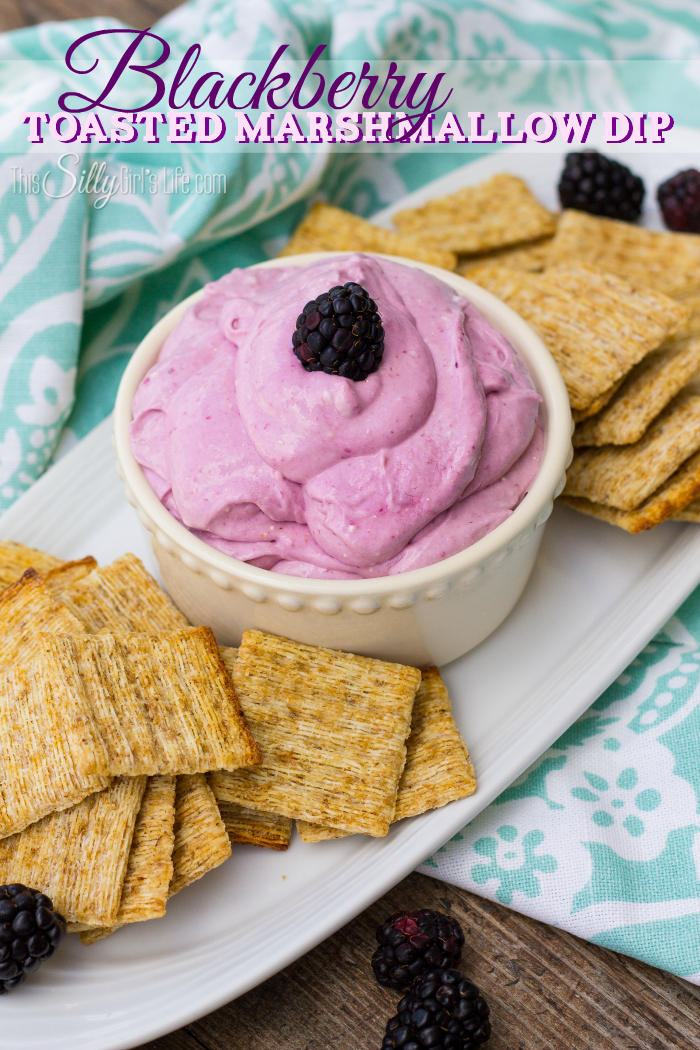 This Silly Girls Kitchen - Blackberry Toasted Marshmallow Dip