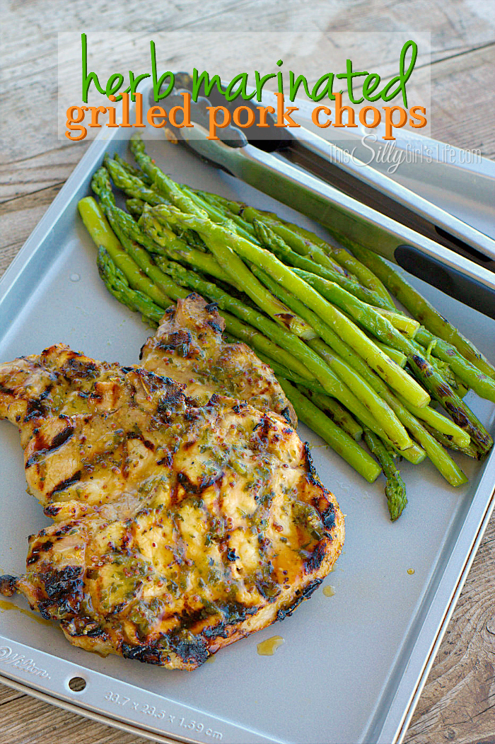 This Silly Girl's Kitchen - Herb Marinated Pork Chops